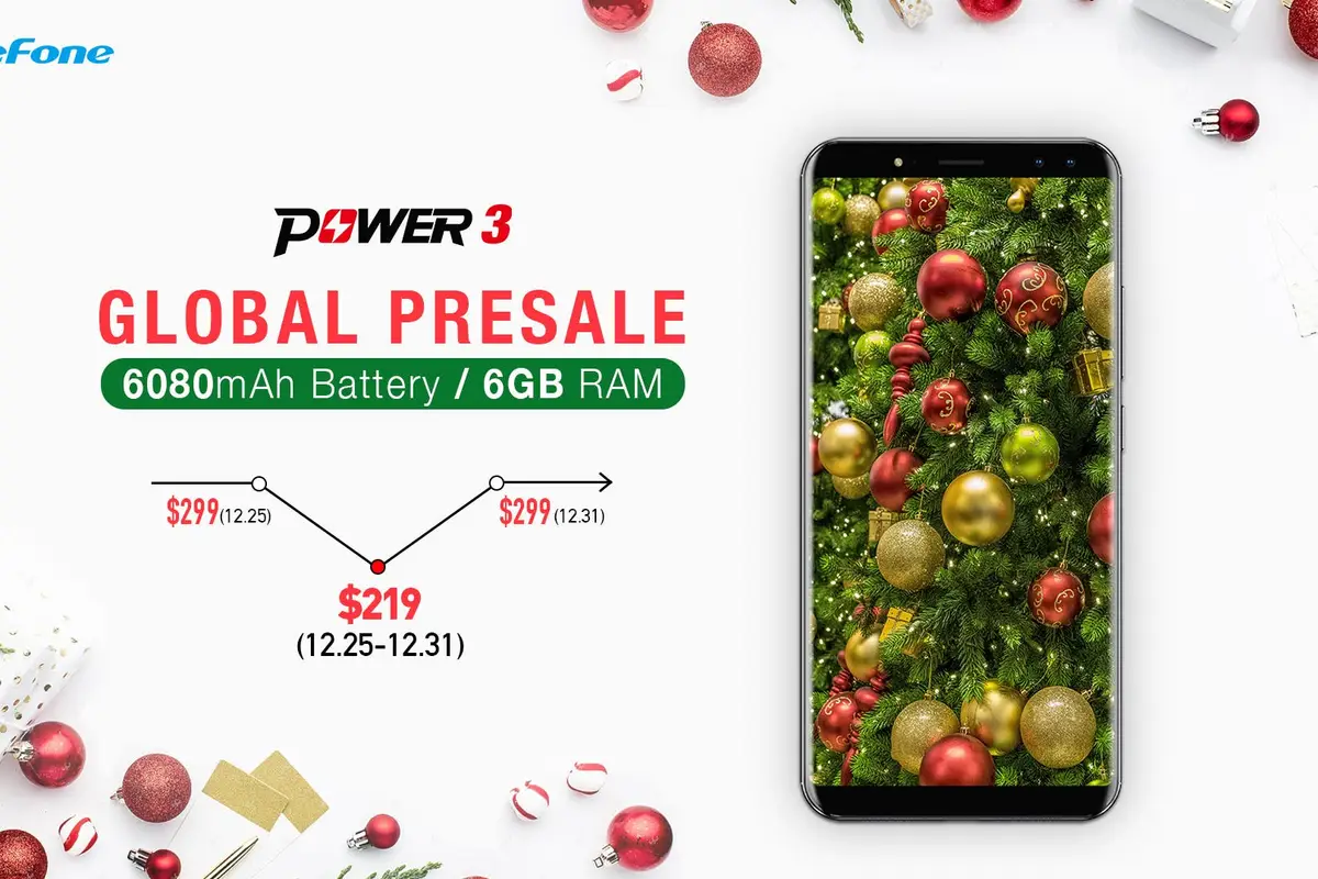 18:9 Full Screen & 6080mAh Ulefone Power 3 Presales Kick off at $219.99