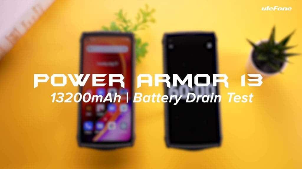 Ulefone Power Armor 13 battery drain test