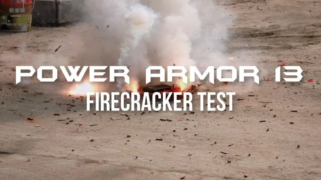 Ulefone Power Armor 13 surprisingly survives a firecracker test