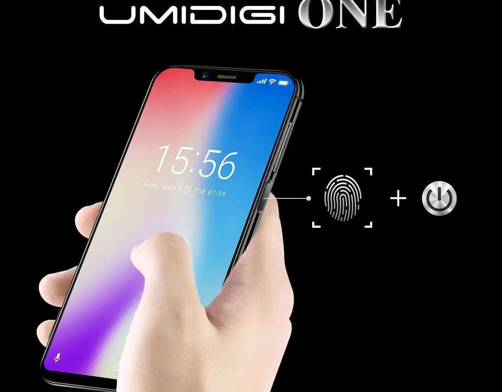 Leaked UMIDIGI One render confirms side mounted fingeprint scanner