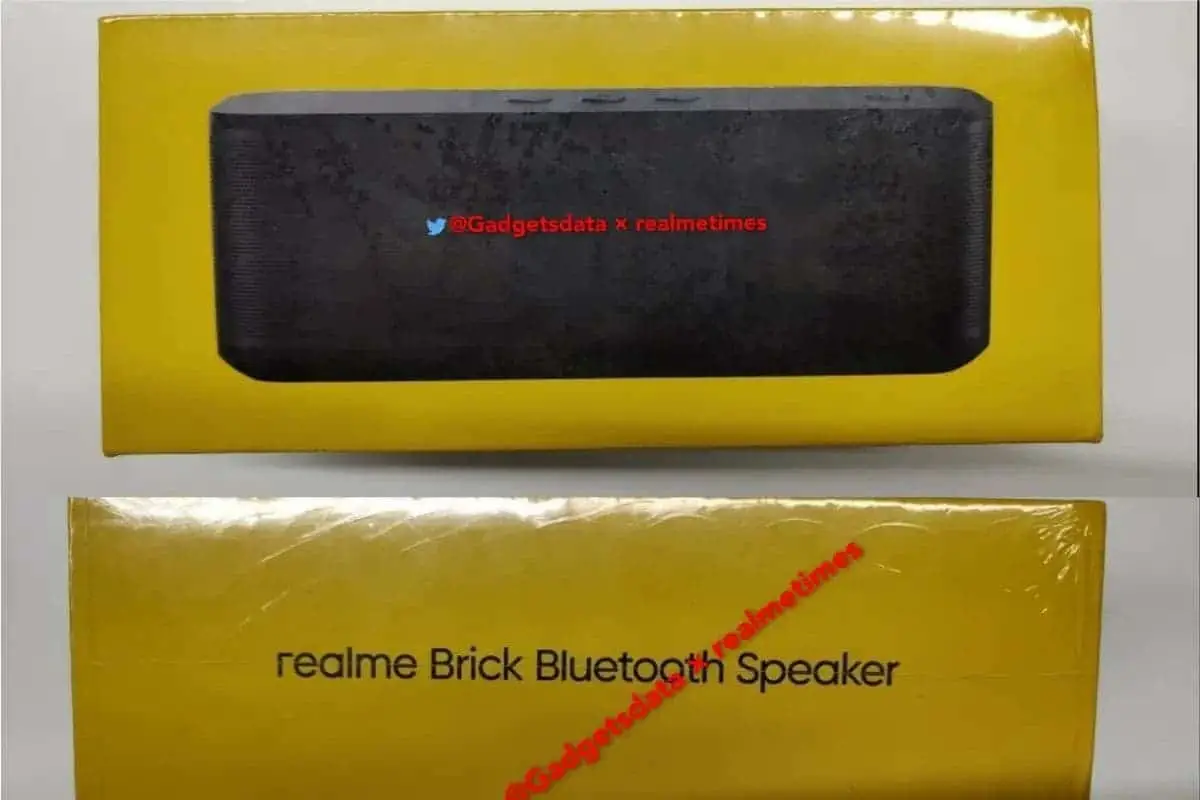 Realme Brick Bluetooth Speaker Tipped Ahead of Launch, Images, Specifications Revealed