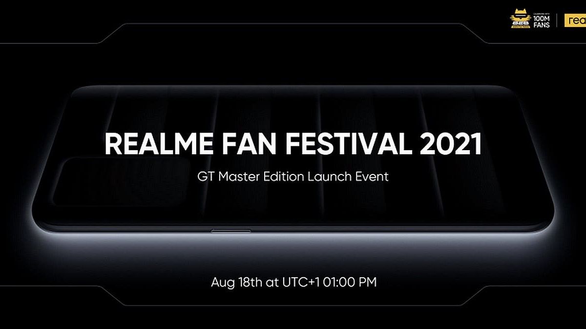 Realme GT Master Edition series and other products coming on August 18th