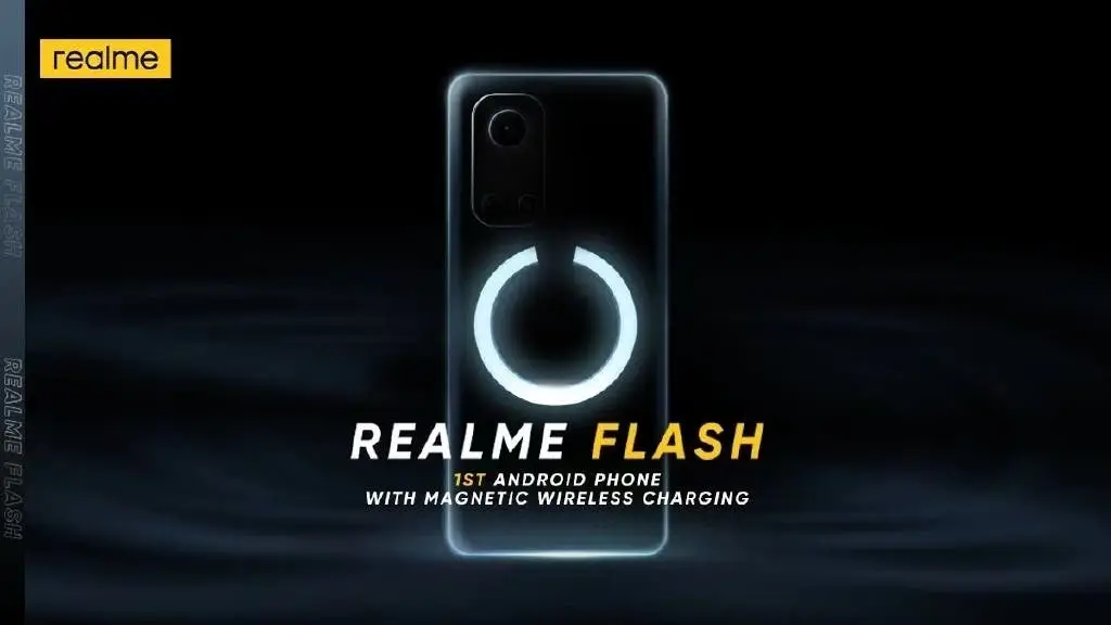Realme Flash official announcement: Android's first magnetic wireless charging phone!