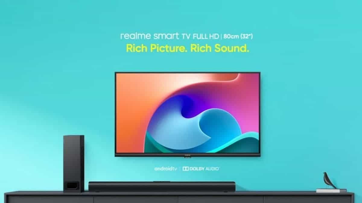 Realme 32-inch Smart TV launched with Quad Speakers and Dolby Atmos