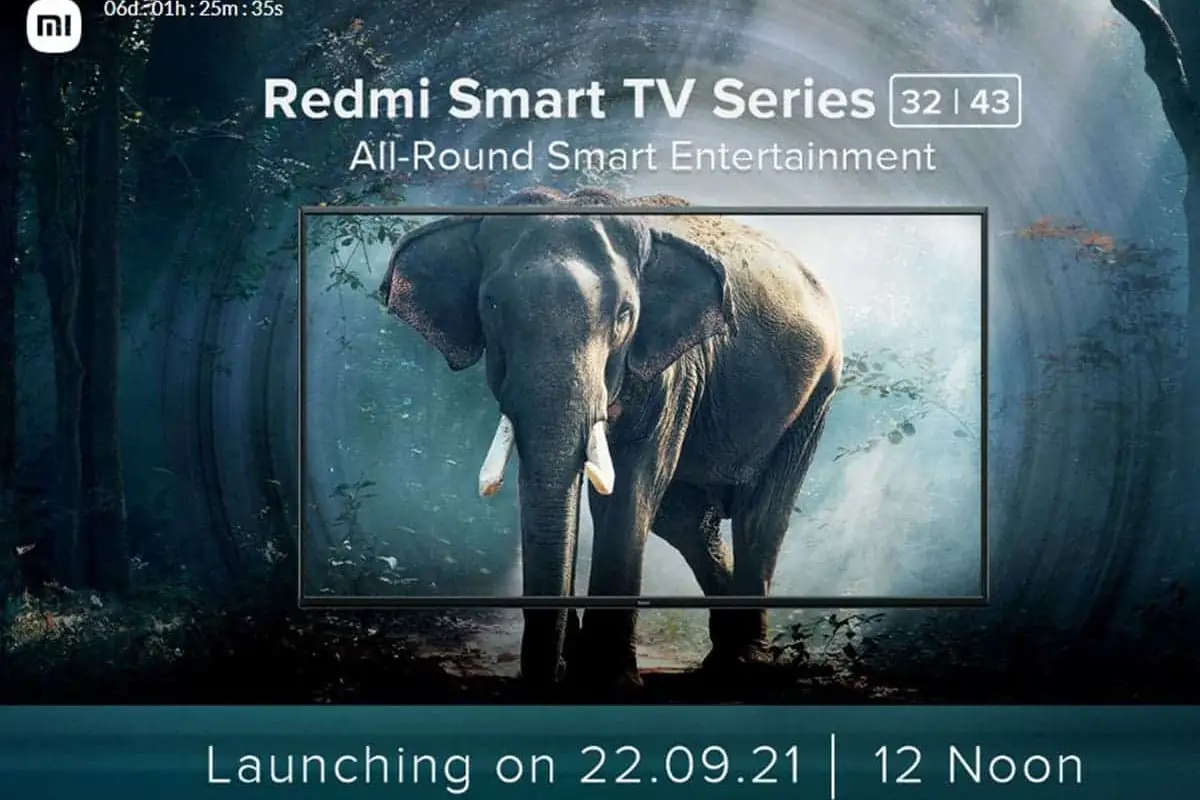 Redmi Smart TV Confirmed To Launch In India On September 22