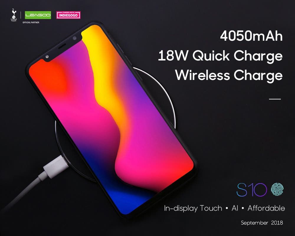 LEAGOO S10 Coming with a 4050mAh Battery, 18W Quick Charge and Wireless Charging