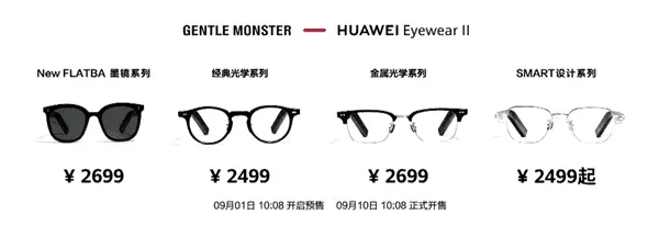 Huawei and GENTLE MONSTER Announced Eyewear II Smart Glasses