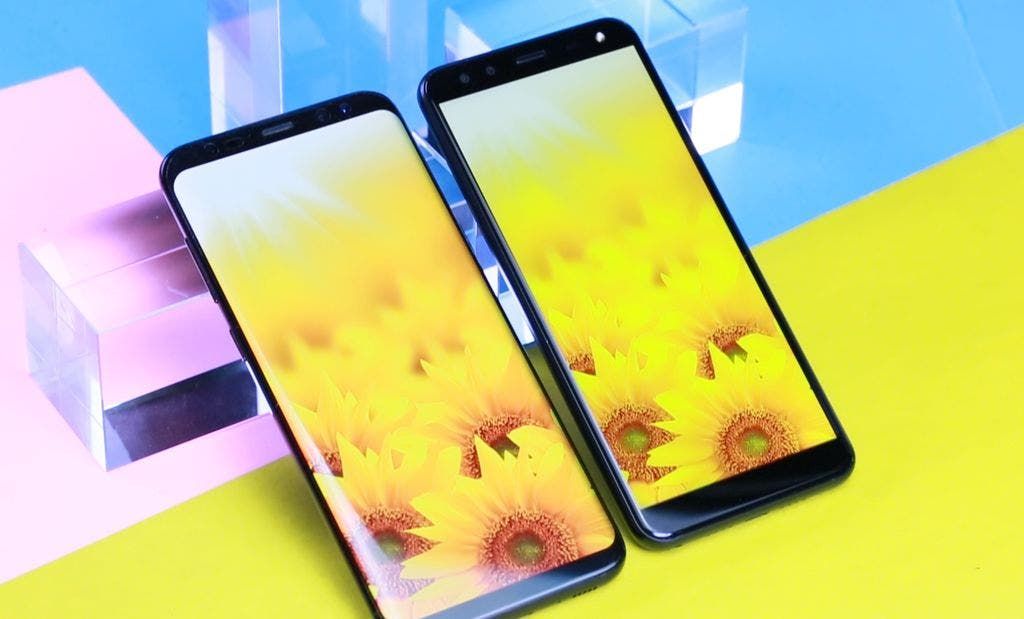 Display comparison of Leagoo S8 VS Samsung S8 Plus