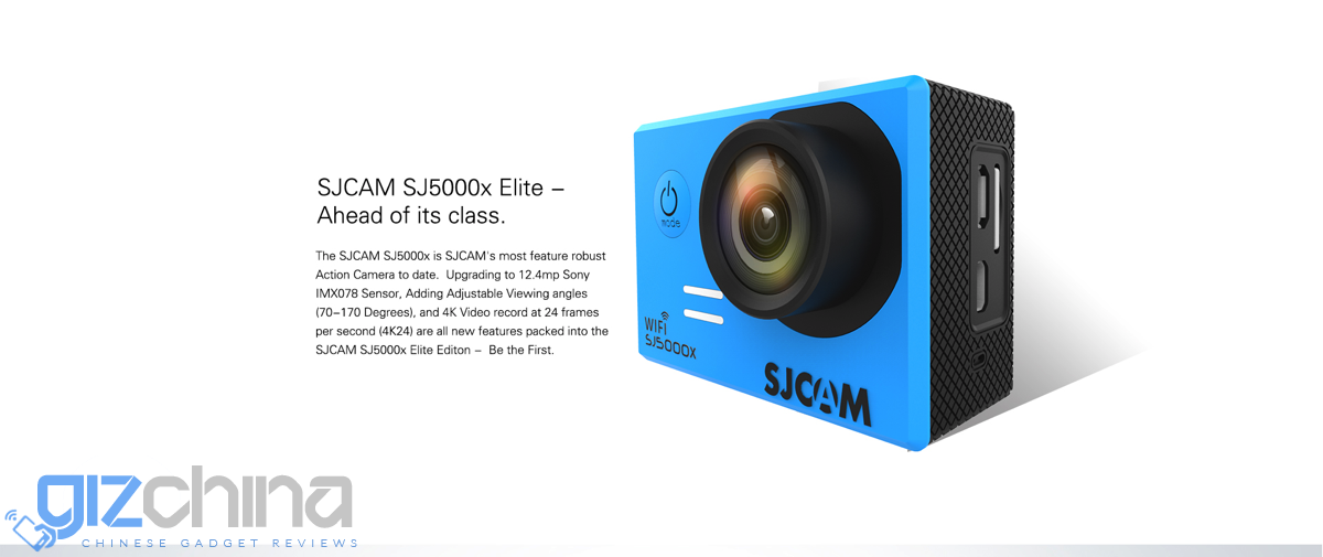 SJCAM SJ5000X Elite Sony action camera specifications announced