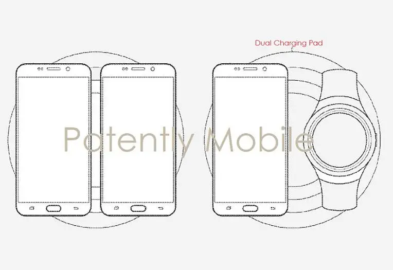 Samsung Patents Wireless Charging Pad For Smartphones & Wearables