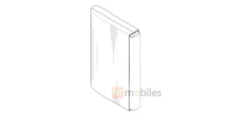 Samsung foldable phone patent shows thick hinges with no screen gaps
