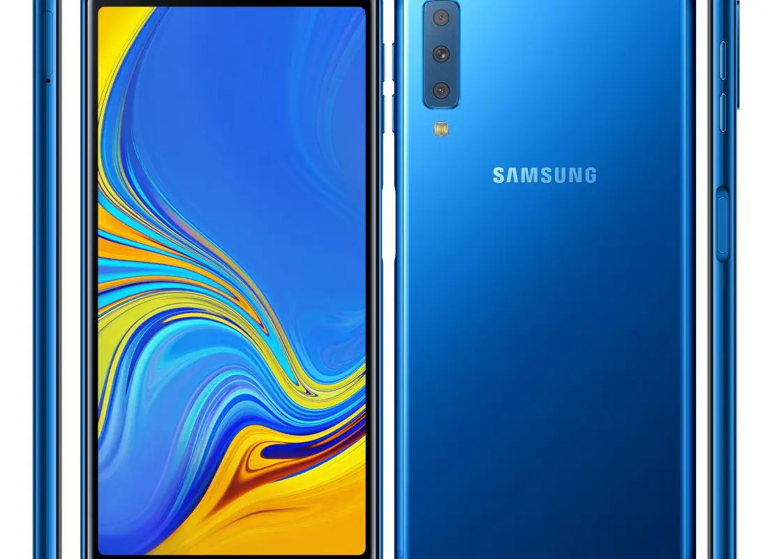 Samsung Galaxy A7 (2018) with side mounted fingerprint sensor, infinity display, triple rear cameras announced