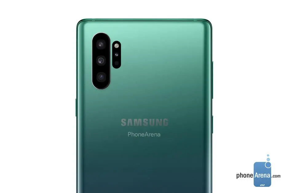 This is what the Galaxy Note 10 rear panel will look like