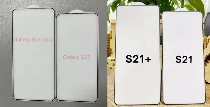 Samsung Galaxy S22 series film reveals its ultra-narrow bezels on all sides