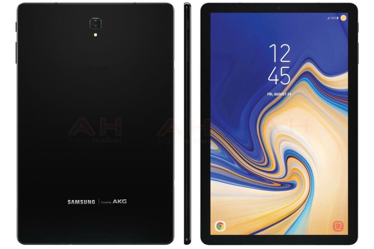 Samsung Galaxy Tab S4 Official Render Leaked