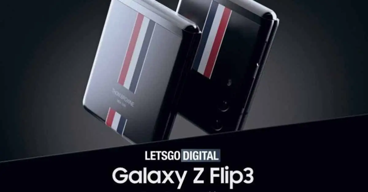 Renders Of Samsung Galaxy Z Flip 3 Thom Browne Edition Surface Online