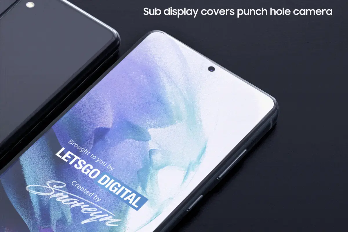 Samsung patents a smartphone with a hideable front camera