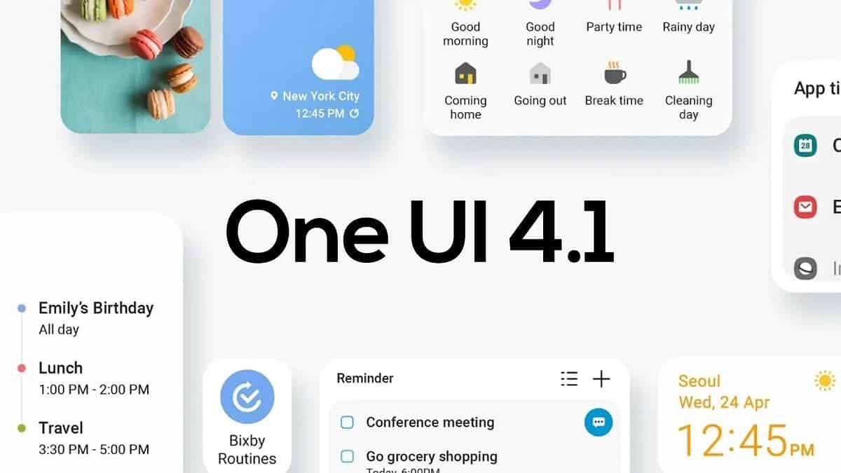 Samsung named the devices that will get One UI 4.1