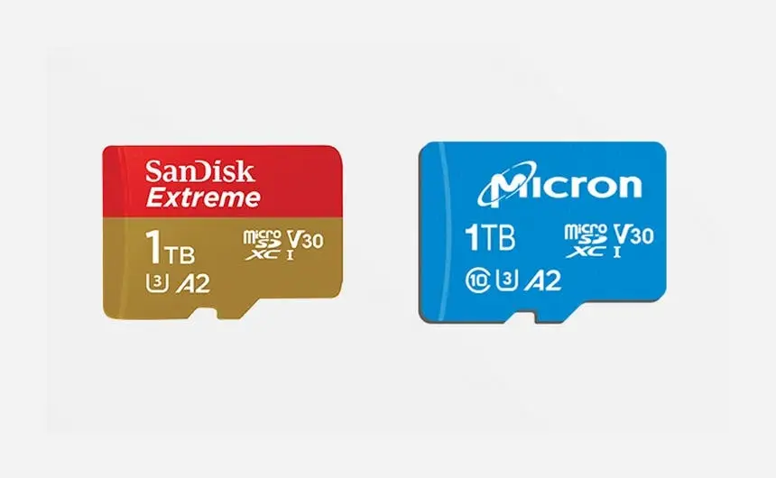 SanDisk and Micron unveils world's first 1TB microSD cards