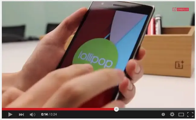 OnePlus post video teasing Lollipop based ROM