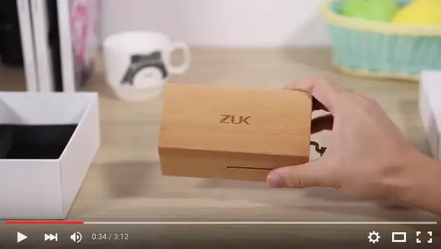 ZUK Z1 to be an audio phone? Invites include wooden music box