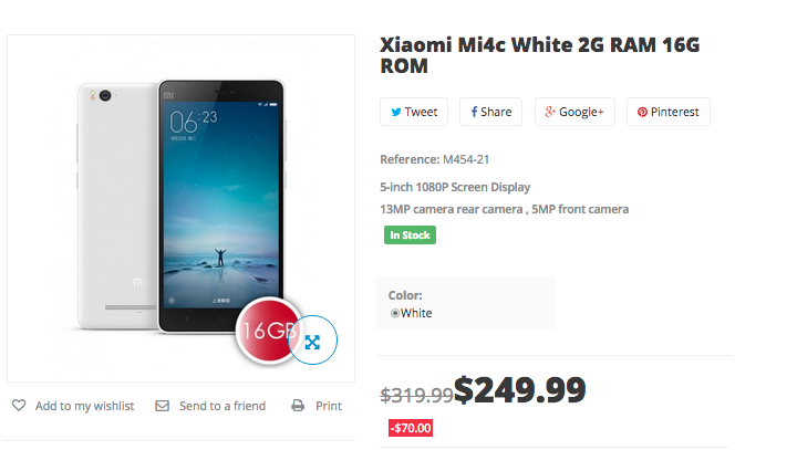 BOOM price drop on Xiaomi Mi4c pre-orders now only $249.99