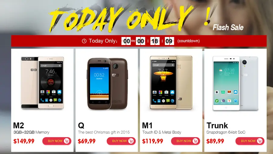 Elephone Trunk only $89.99, M2 for just $149.99 plus more in Elephone one day flash sale today!