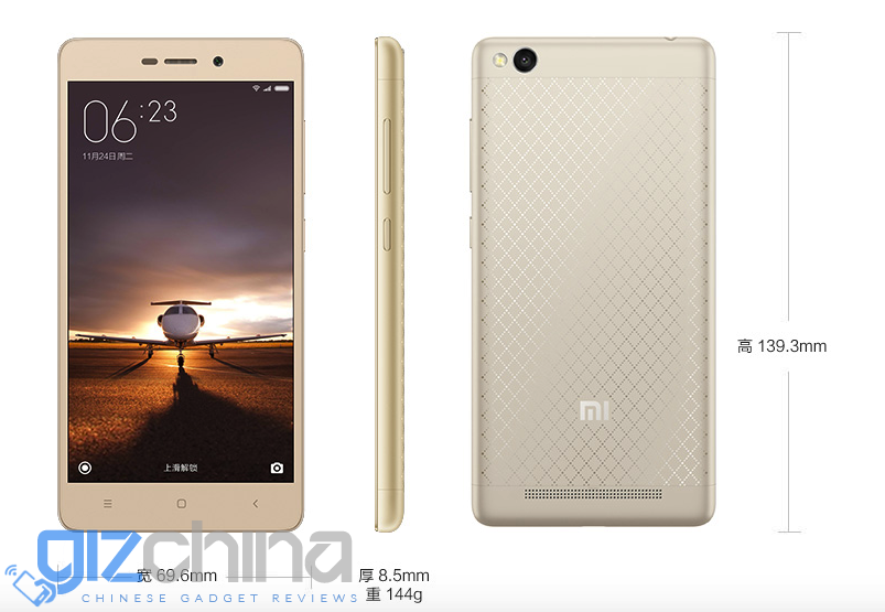 Xiaomi Redmi 3 gets a $159.99 pre-sale listing