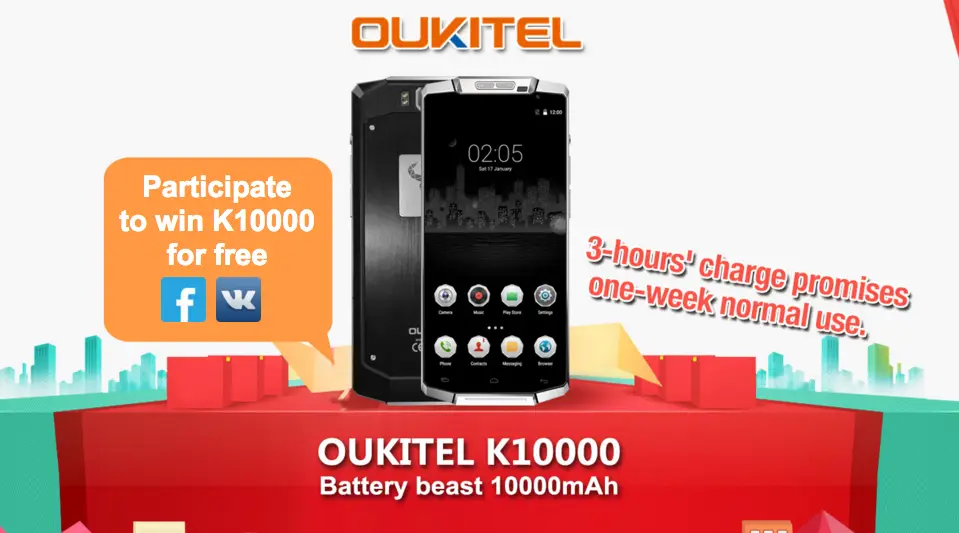 Oukitel promo could bag you a K10000 from just $99.99
