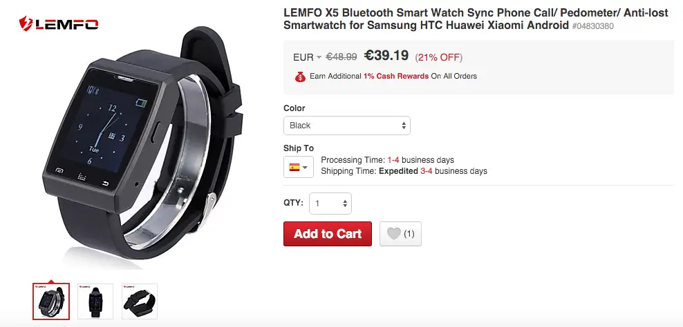 4 Lightinthebox wearable tech deals