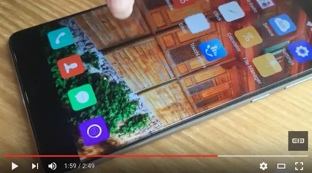 Elephone S3 shows off bezel-less display in unboxing video