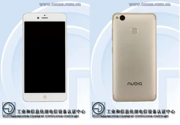 TENAA reveals new Nubia phone with 23 mega-pixel camera