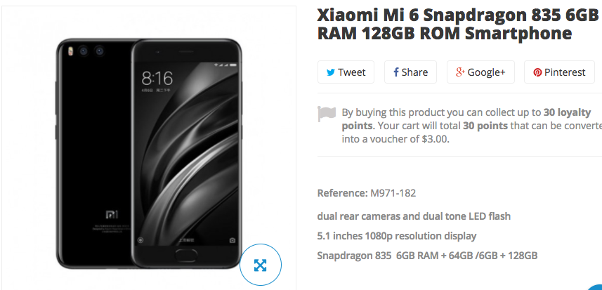 Preorders For Xiaomi Mi6 Begin 28th April! Don't forget!