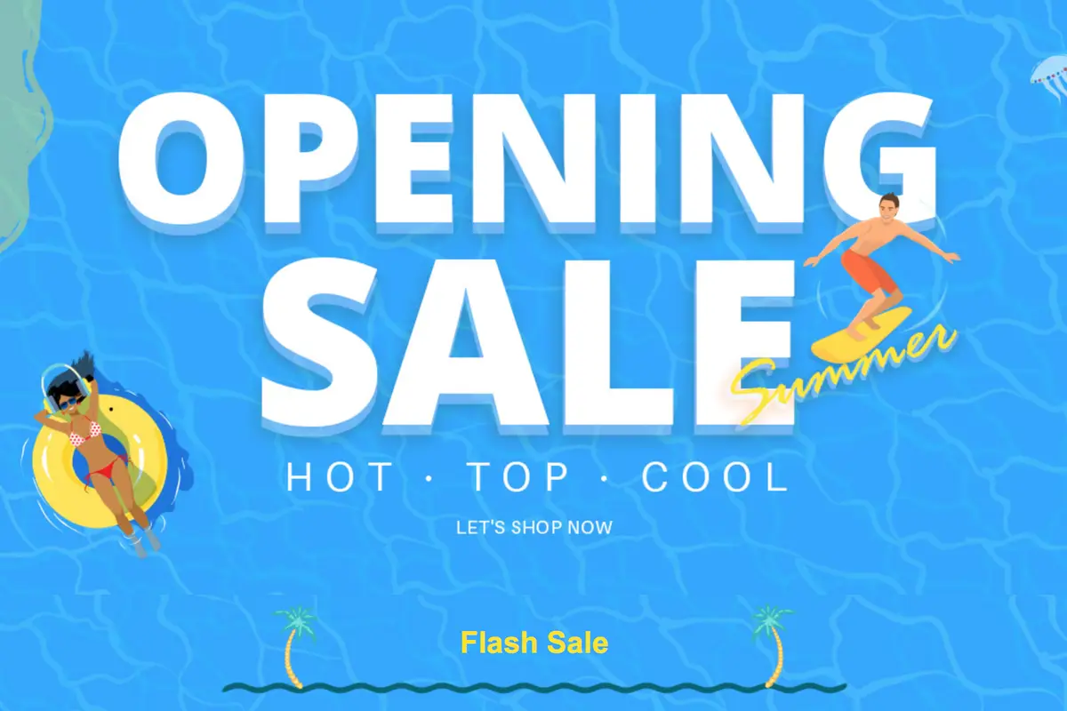 Deals: US clearance (flash sales plus discounts)