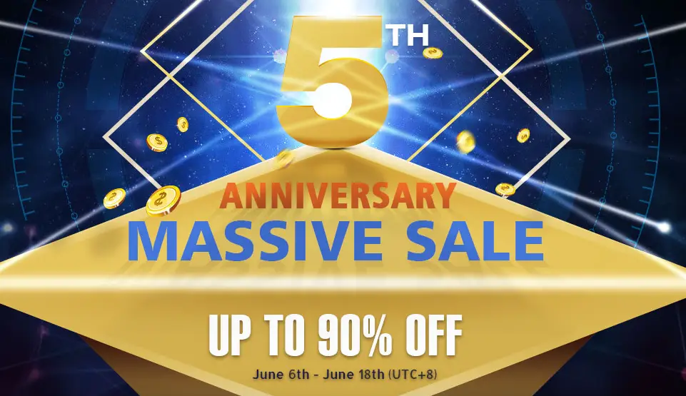 Geekbuying 5th Anniversary Promotion Now Live