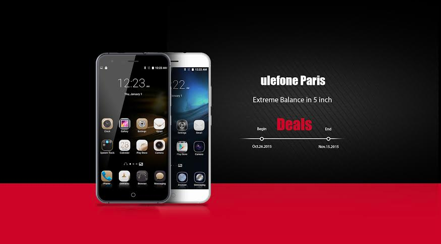 Ulefone Paris smartphone with flip cover and tempered glass screen protector for $149.99 now through November 15th