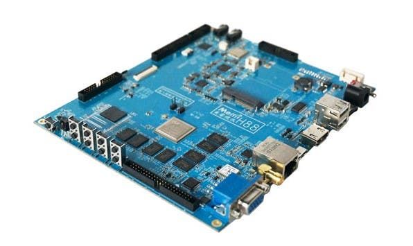 The Allwinner A80 powered H88 HummingBird is among the more powerful dev boards you'll come across