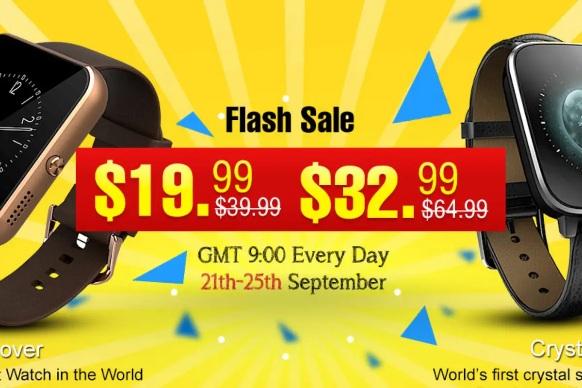 Zeblaze Crystal and Rover flash sale offers 50% discounts through September 25th