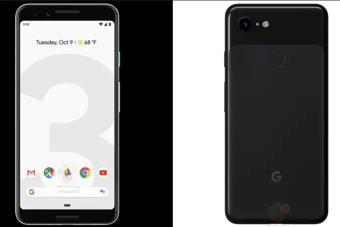 Google Pixel 3 & Pixel 3 XL "really official" renders surface
