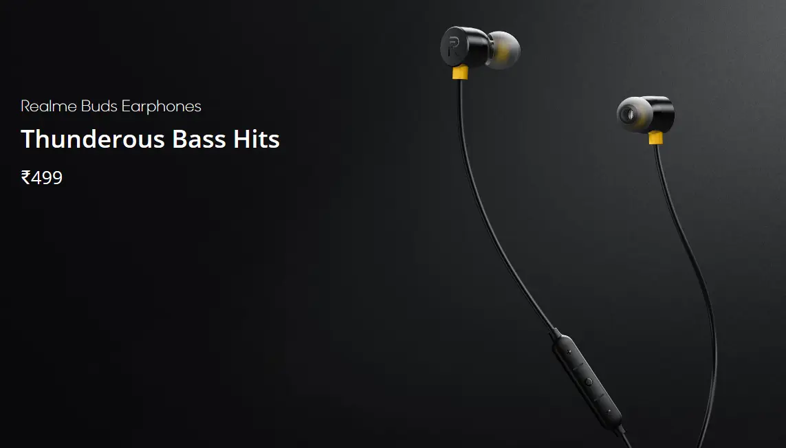 Realme Buds gets unveiled; bass-heavy sound and Kevlar for just $7