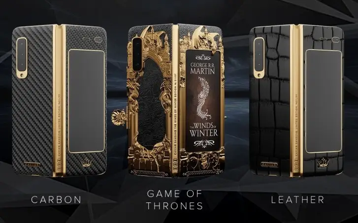 Unreleased Galaxy Fold gets a Game of Thrones edition by Caviar