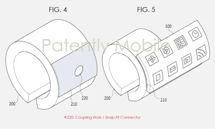 Samsung Gets Patent Approval For A Smart Bracelet With Flexible Display