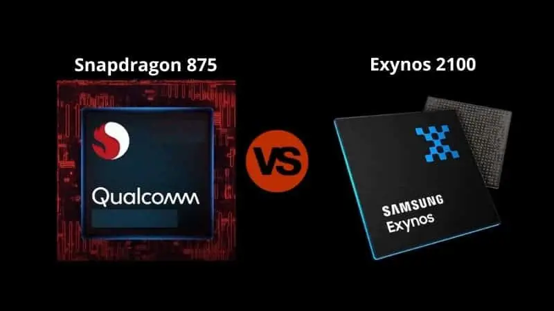 Samsung Exynos 2100 chip CPU frequency exceeds Snapdragon 875 & saves more power