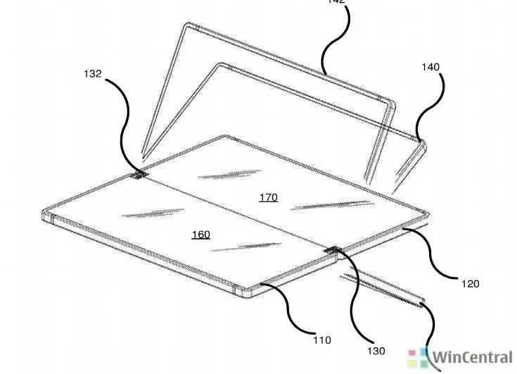 New Microsoft Surface Phone/Andromeda patent details a 360 Degree Concept