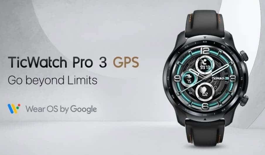 Mobvoi Ticwatch Pro 3 GPS launched in India for ₹27,999 (~$381)