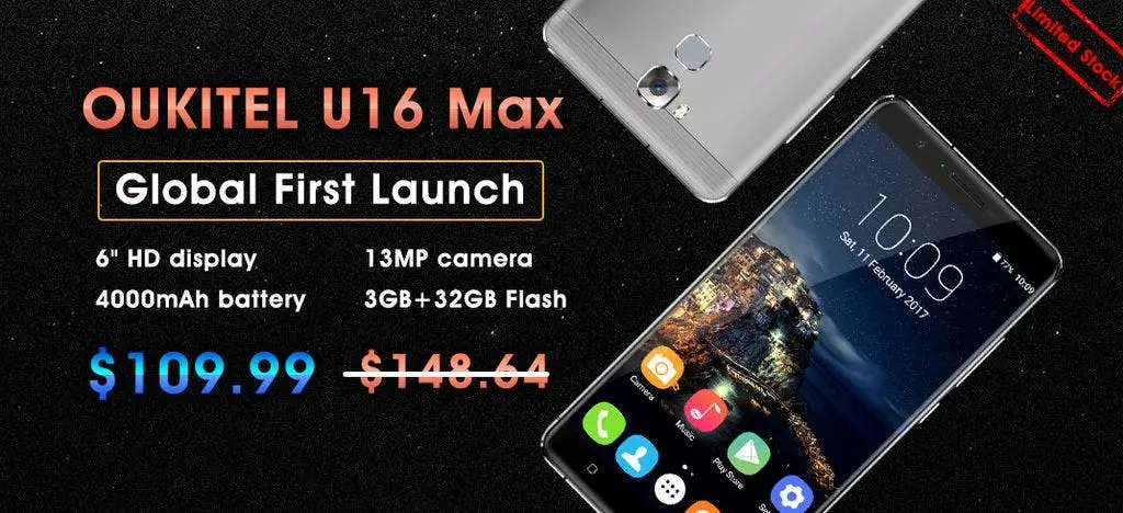 Oukitel U16 Max officially among us with a lower starting price