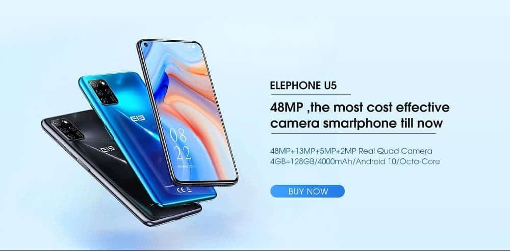 ELEPHONE U5 launched today for only $159.99