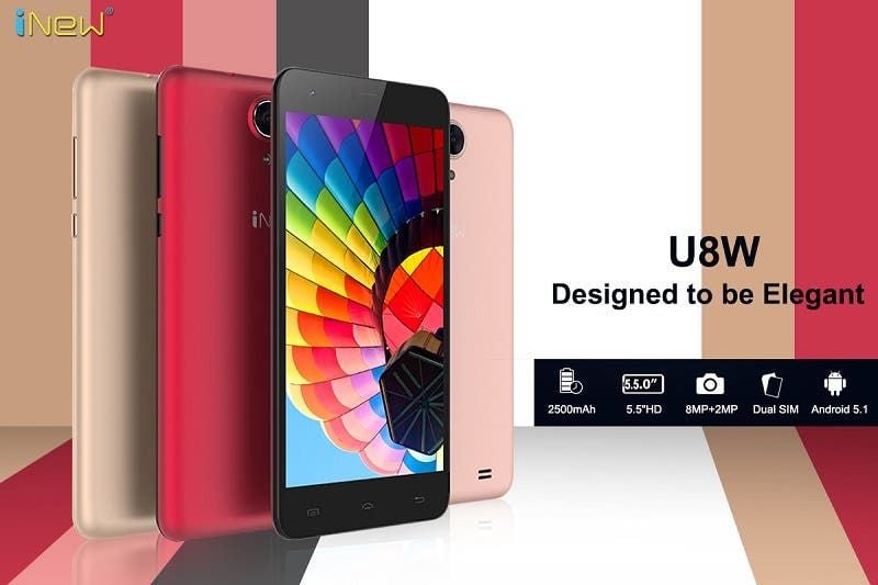 New cheap iNew U8W model coming soon with 5,5-inch display