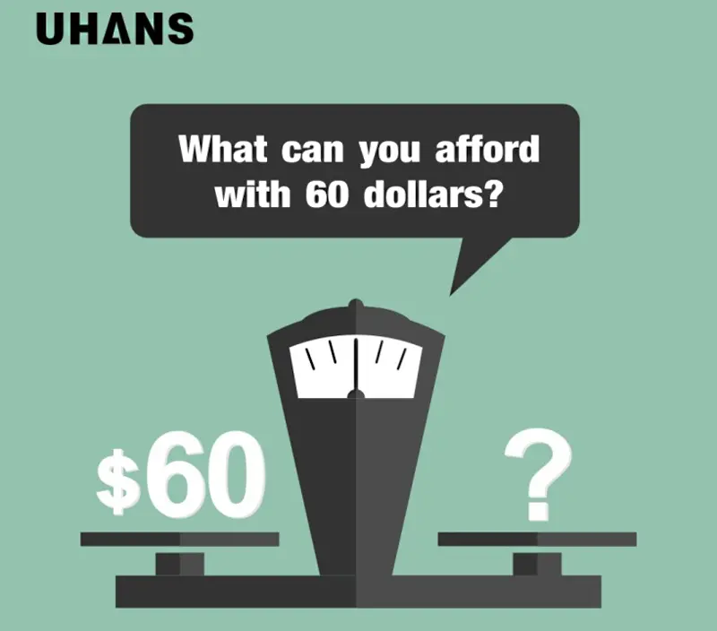 What can you get for 60 dollars?