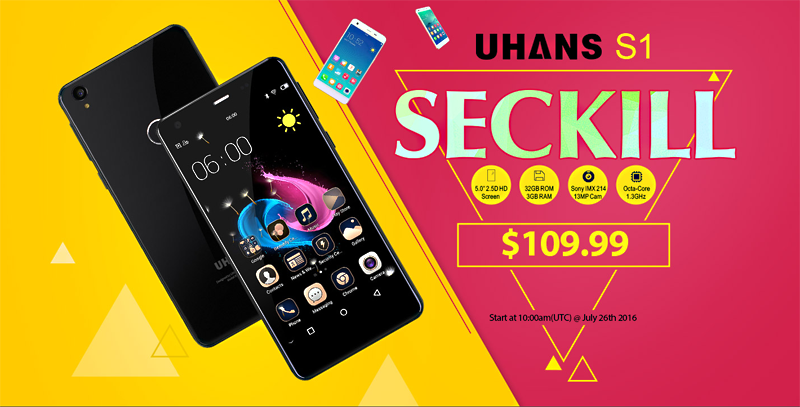 Uhans S1 offered for a solid price by Geekbuying